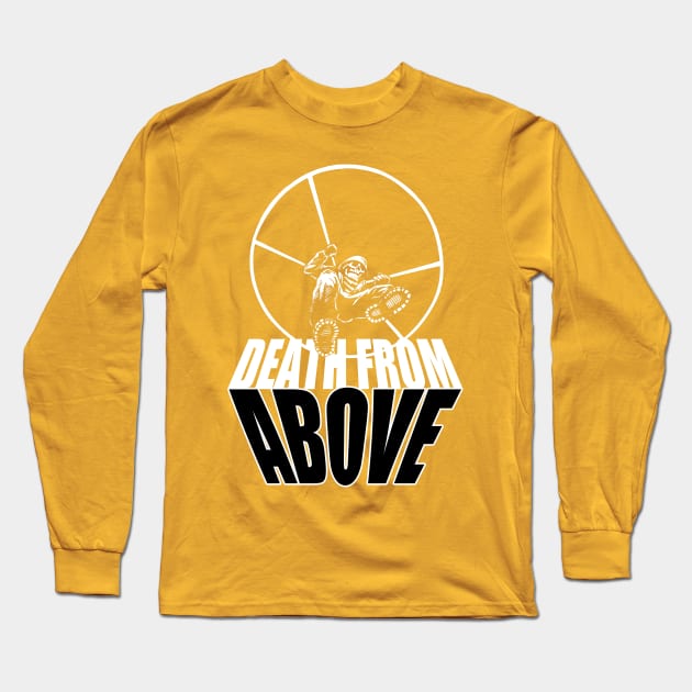 Death From Above Long Sleeve T-Shirt by MorelandPrint